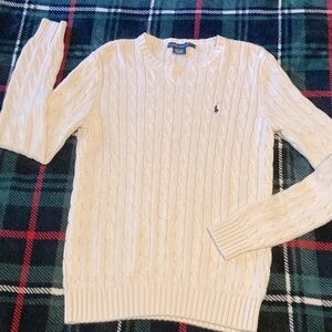 Ralph Lauren cable knit sweater size M